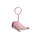 Animal Wood Carving Keyring Ornaments Cat Fox Tiger Pendant Key Ring