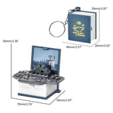 3D Warship Model Pop-Up Toy Keychain Gift for Kids