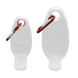 5Pcs 30ml 60ml Reusable Mini Empty Spray Bottle Sanitizer Travel Holder Keychain