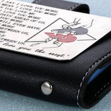 Personalized Wallet Insert Card Stainless Steel Card Gift for Couple