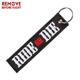 5PCS RIDE OR DIE Keychains - Car Keychains for Motors