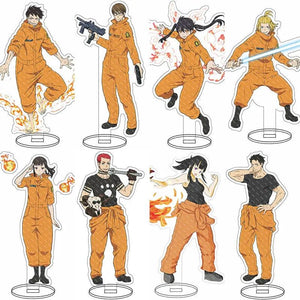 Fire Force Anime Acrylic Stand Model Board Desk Decoration Toy