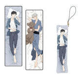 Yuri on Ice Moe Pillow Keychain Mini Dakimakura Strap Male BL Body Pillow Figure