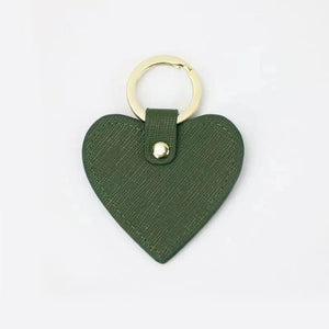 Multicolor key ring cow leather heart cross DIY female