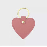 Multicolor key ring cow leather heart cross DIY female