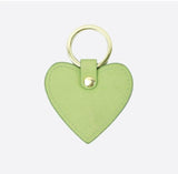 Multicolor key ring cow leather heart cross DIY female