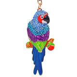 Spring Casual Colour Parrot Car Key Chains Bag Hanging Accessories