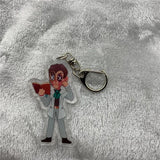 Anime Keychain Identity V Embalmer Photographer Acrylic Keyring Strap