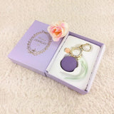 Macaron Pendant Key Chain for Women Girls Bag Charm Car Keychain