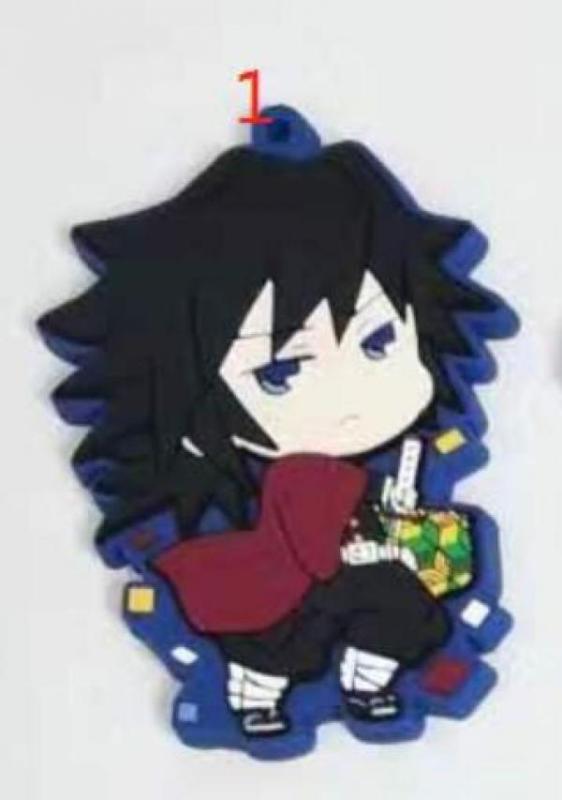 Demon Slayer Kimetsu no Yaiba Figure Silicone Phone Charms Keychain