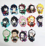 Demon Slayer Kimetsu no Yaiba Figure Silicone Phone Charms Keychain