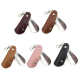Metal Leather Shoehorn Portable Unisex Shoe Lifter Hanging Deduction