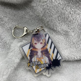 Hololive Vtuber Ethyria Lazu Light OBSYDIA Acrylic Keyring Strap Figure