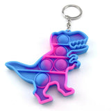 Mini Bubble Fidget Keychain Mouse Bear Unicorn Keyfob