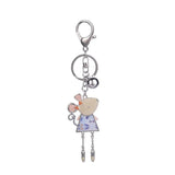 Animal Mouse Metal Pendant Key Chain Charm Enamel Zinc Alloy Keychain