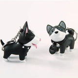 Colorful Dog Keychain Bag Pendant for Men Women
