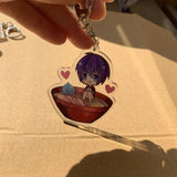 Nico Mafumafu Soraru Acrylic Keychain Strap Figure Keyring