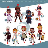 Anime Keychain Luca Balsa Identity V Photographer Acrylic Strap Figure
