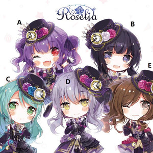 Roselia Yukina Sayo Acrylic Keychain Figure Keyring