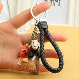 Spirited Away No Face Keychain - Miyazaki Hayao Comic Fans Jewelry
