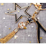 Women Pompom Ball Keychain Wallet Accessories Key Ring Car Pendant
