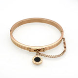 Roman Numerals Stainless Steel Bracelet for Women