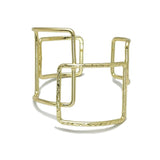 Minimalism Metal Splicing Cuff Bracelet Bangle Women Geometric