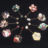 Jujutsu Kaisen Charms Fushiguro Megumi Satoru Pendant Brooch