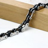 Vintage Bicycle Chain Men Wide Bracelet Motorcycle Accessories Men Jewelry