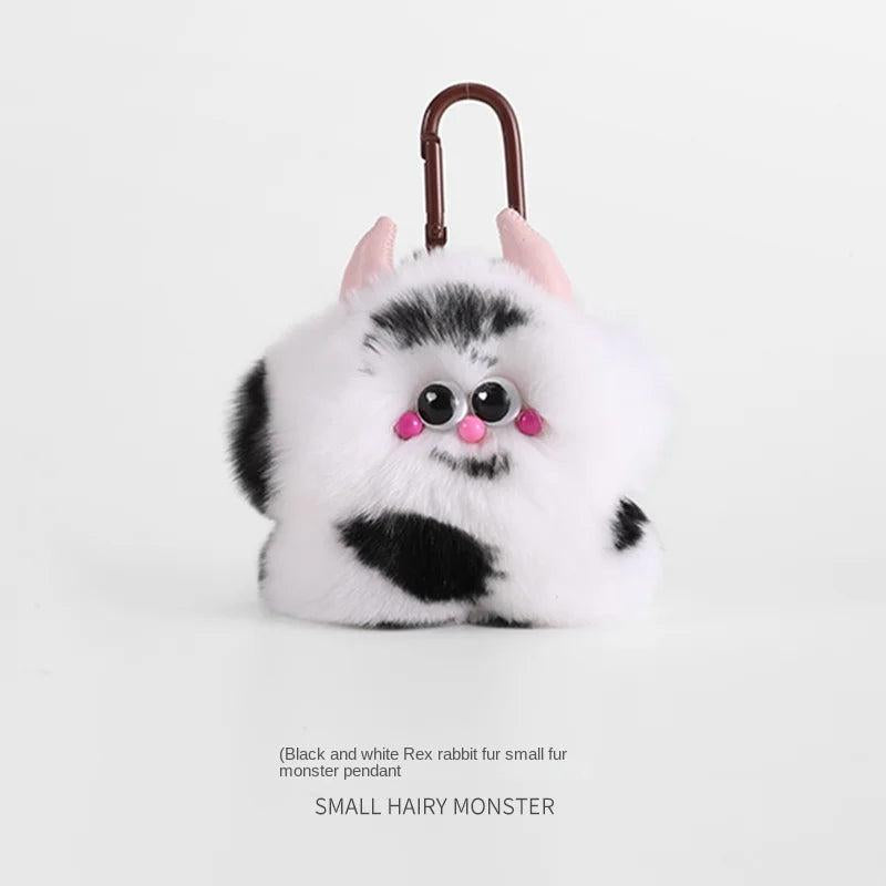 Calf Fur Monster Handbag Pendant Keychain