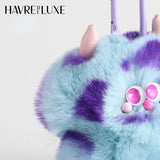 Calf Fur Monster Handbag Pendant Keychain