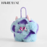 Calf Fur Monster Handbag Pendant Keychain