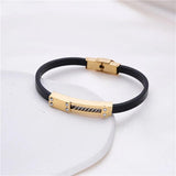 Men's Stainless Steel Bangle Metal Bracelet Goth Punk Party Jewelry