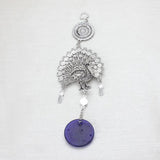 Peacock Evil Eye Car Keychain Wall Hanging