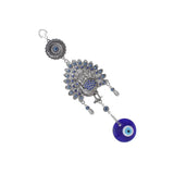 Peacock Evil Eye Car Keychain Wall Hanging