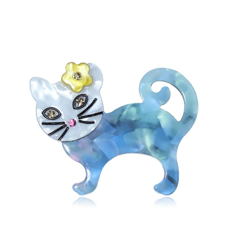 Cute Cat Brooch Pin Jewelry Accessory