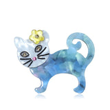 Cute Cat Brooch Pin Jewelry Accessory