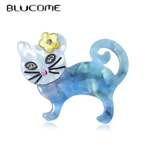 Cute Cat Brooch Pin Jewelry Accessory
