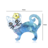 Cute Cat Brooch Pin Jewelry Accessory
