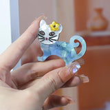Cute Cat Brooch Pin Jewelry Accessory
