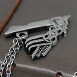 Vikings Keychain Silver Charms Ragnar Lothbrok Metal Keychain