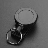 High Steel Wire Rope Keychain Retractable Metal Key Chain