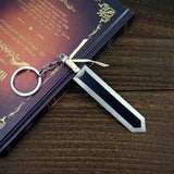 Berserk Guts Sword Keychain Metal Key Chain Men Women Car Key Ring llaveros