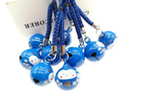 10pcs Lucky Cats Jingle Bells Christmas DIY Crafts Lanyard Accessory Key Chain