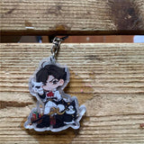 Phoenix Wright Mitsurugi Reiji Naruhodou Ryuuichi Anime Keychain