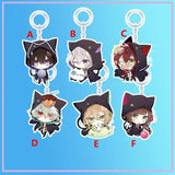 Collar x Malice Hoshino Ichika Yanagi Aiji Keychain Strap Figure
