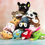 Devil Baby Couple Plush Holiday Gift Doll Keychain Car Ornaments