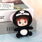 Devil Baby Couple Plush Holiday Gift Doll Keychain Car Ornaments