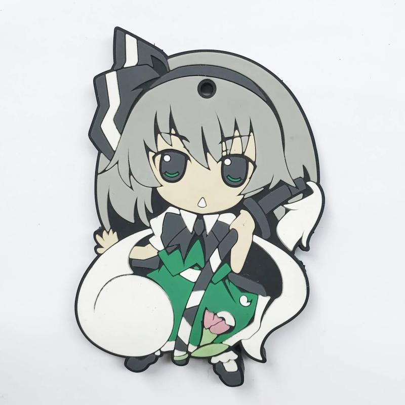 Touhou Project Japanese figure rubber Silicone mobile phone charms