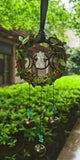 Triple Moon Goddess Charm Bells/ Green Witches Bells